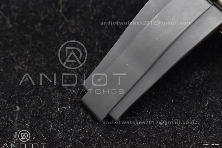 SA4130 Clean Silver Daytona 116519 Black 1:1 Best Edition Strap on Rubber Dial Elegant 904L Case SS 414 V 0331